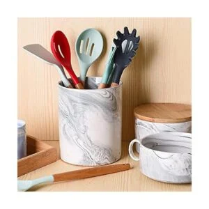 Yundu Golpe de utensilios de cocina de mármol gris_6