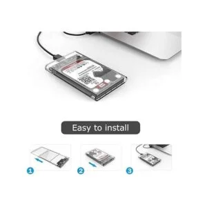 Reletech Caja de disco duro externo de 2.5 pulgadas SATA_4