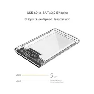 Reletech Caja de disco duro externo de 2.5 pulgadas SATA_2