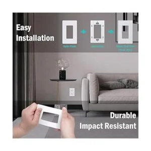 CML Placas de pared decoradoras sin tornillos cubierta