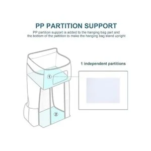 Accmor Organizador colgante de pañales para bebés