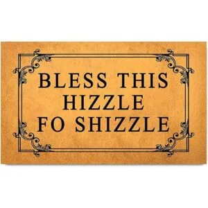 Felpudo de bienvenida divertido 29.5 x 17.7 estera_1