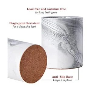 Yundu Golpe de utensilios de cocina de mármol gris_3