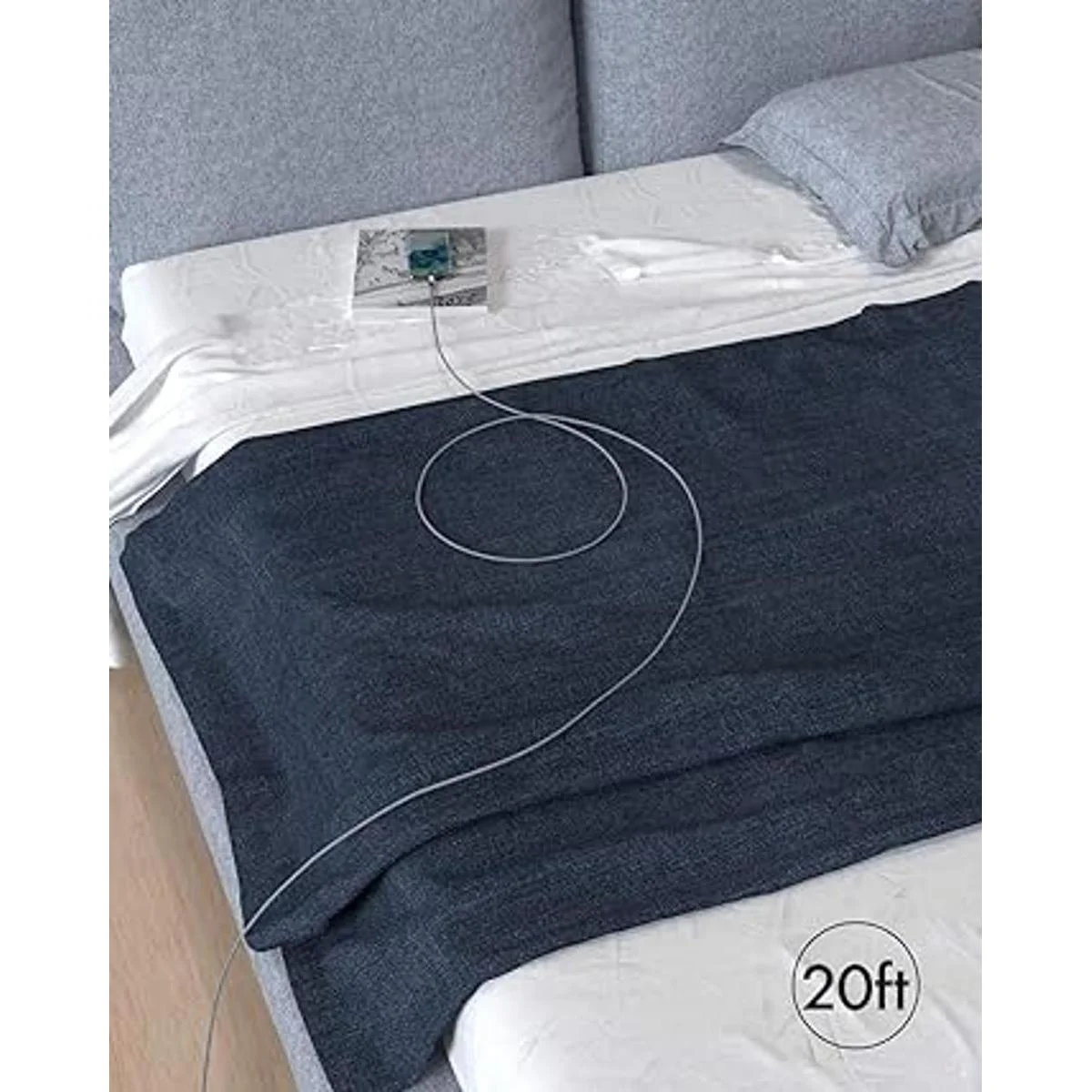 JALIXI Cable USB C a USB C cable USB extra largo tipo C_2