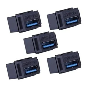 Insertos de conector Keystone USB 3.0 5 adaptadores USB a_1