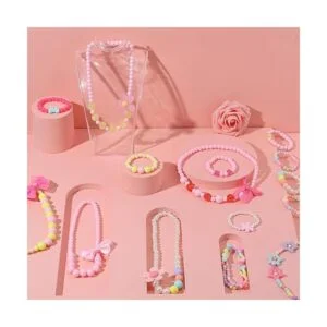 Juego de 9 piezas de joyería para niñas y niñas con_4