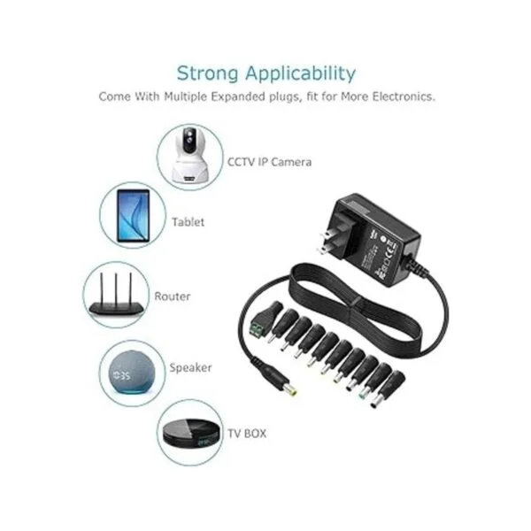 Belker 12V 1A AC DC adaptador de pared cargador adaptador_6