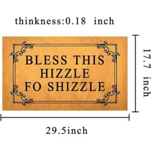 Felpudo de bienvenida divertido 29.5 x 17.7 estera_5