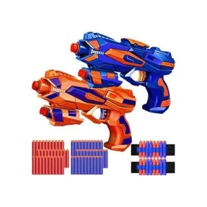 Paquete de 2 s de lanzador 60 balas para Nerf y 2_1