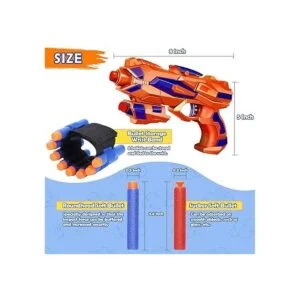 Paquete de 2 s de lanzador 60 balas para Nerf y 2_3