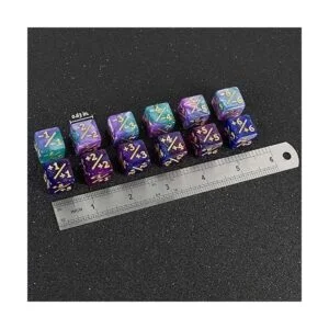 24 cubos de dados de fichas Magic The Gathering Starry Sky_3