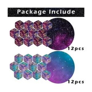 24 cubos de dados de fichas Magic The Gathering Starry Sky_2