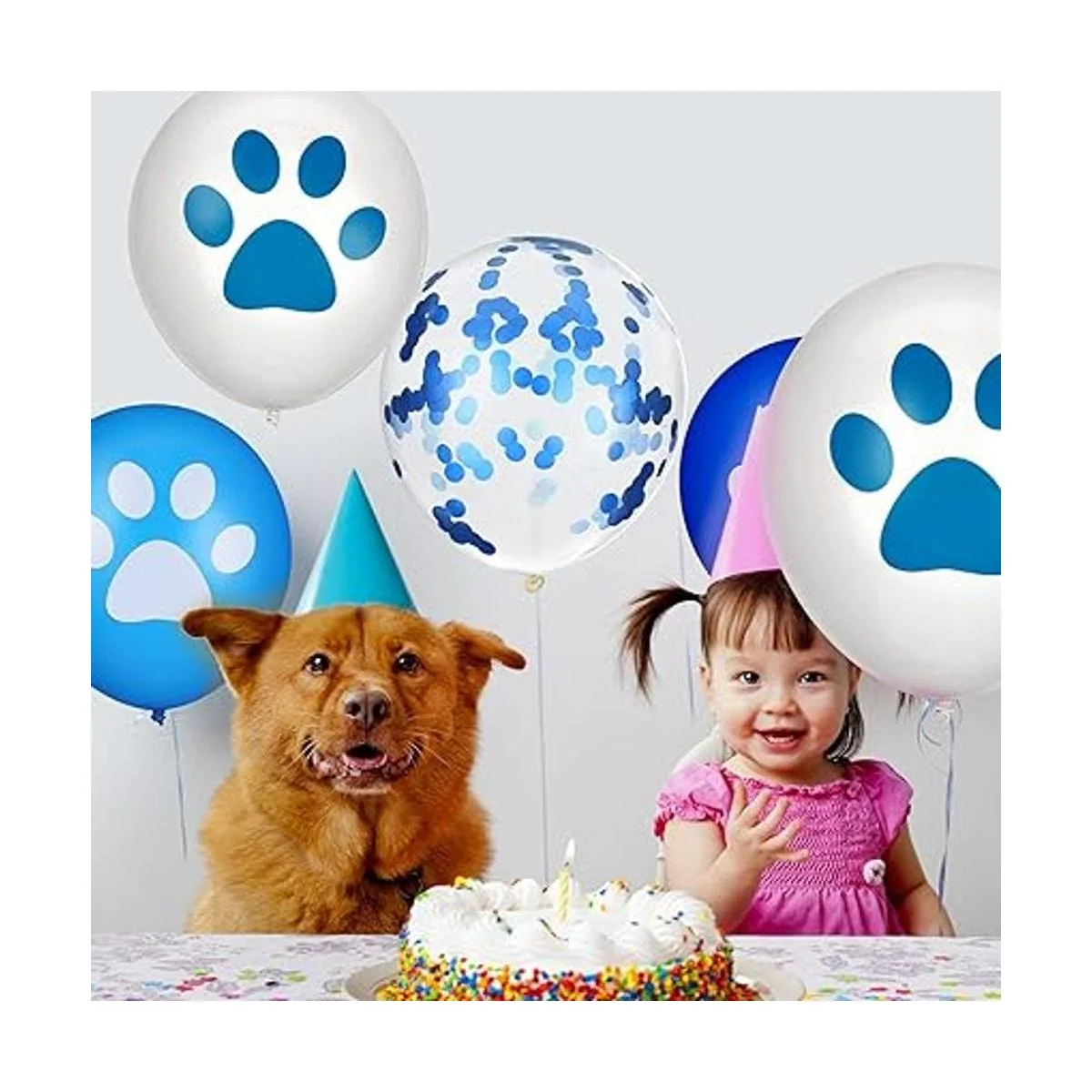 Juego de 35 globos con estampado de patas de 12 pulgadas_4