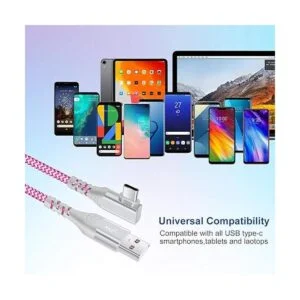 Cable USB C Pofesun 3 unidades 6.6 pies 3.1 A tipo C_6