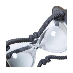 SOFFEE DESIGN Temporizador de arena rústico de 6 minutos