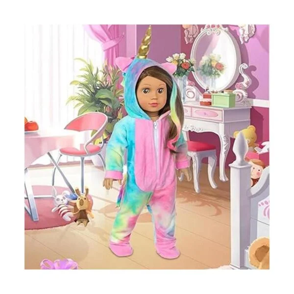 BDDOLL Ropa de muñeca de 18 pulgadas disfraz de muñeca de_3