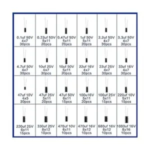 Kit de condensador electrolítico de aluminio de 24_2