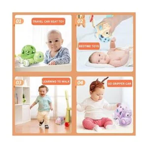 Tepear Juguete de goma suave para bebé juguete de 6 y 12_3