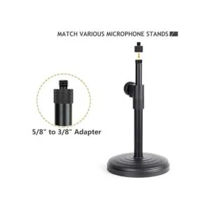 Frgyee Adaptador de soporte de micrófono de 58 hembra a_3