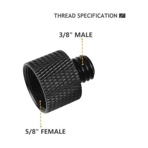 Frgyee Adaptador de soporte de micrófono de 58 hembra a_2