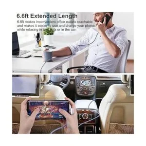 Cable USB C Pofesun 5 unidades 6.6 pies 3.1 A tipo C_4