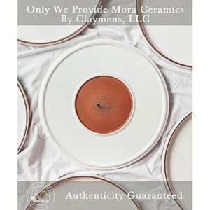 Mora Juego de platos planos de cerámica de 6 8
