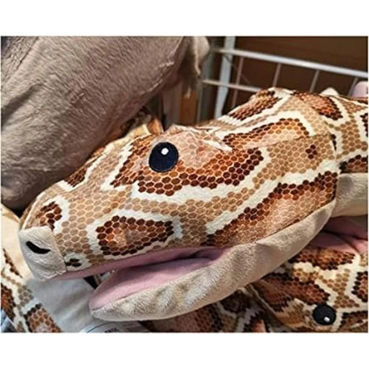 DJUNGELSKOG Cojín de peluche grande 66.9 in diseño de_6