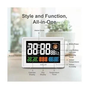 BALDR Reloj despertador atómico Reloj de escritorio_4