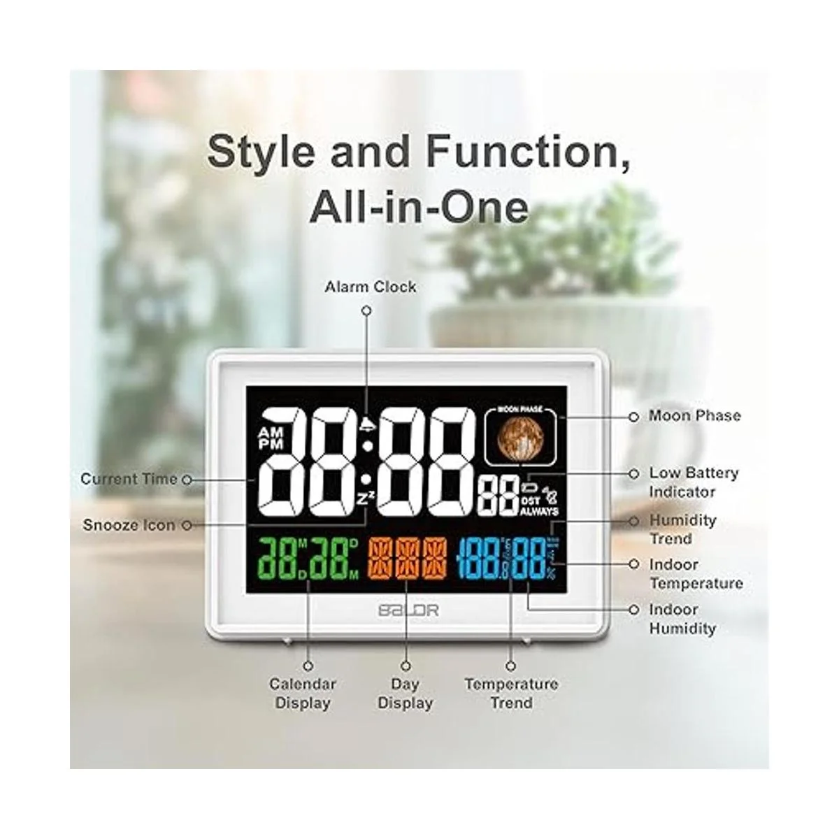 BALDR Reloj despertador atómico Reloj de escritorio_4
