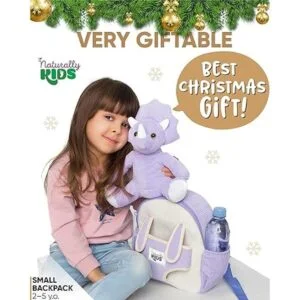 Naturally KIDS Mochila para niños pequeños con animales de_2