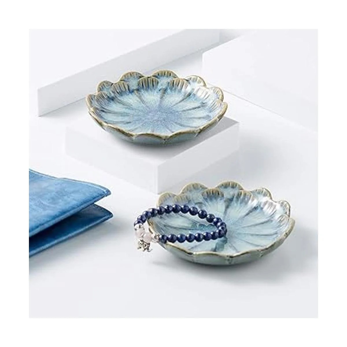 Soporte para anillos soporte decorativo en forma de flor