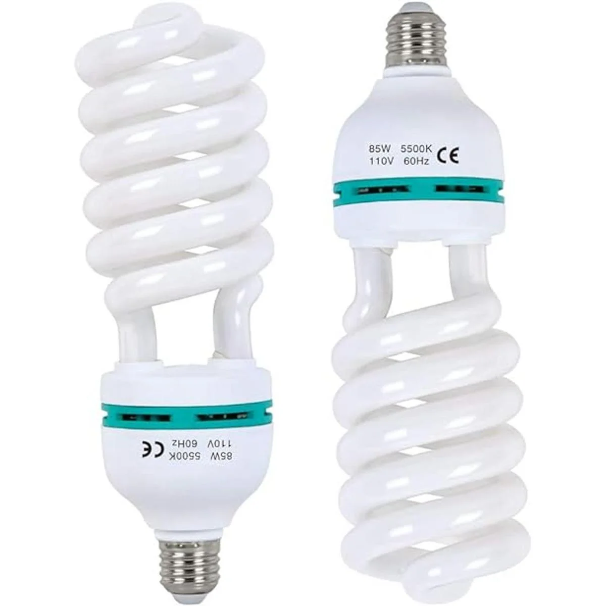 Aqirui 2 bombillas de 85 W 5500 K CFL de luz diurna en_1
