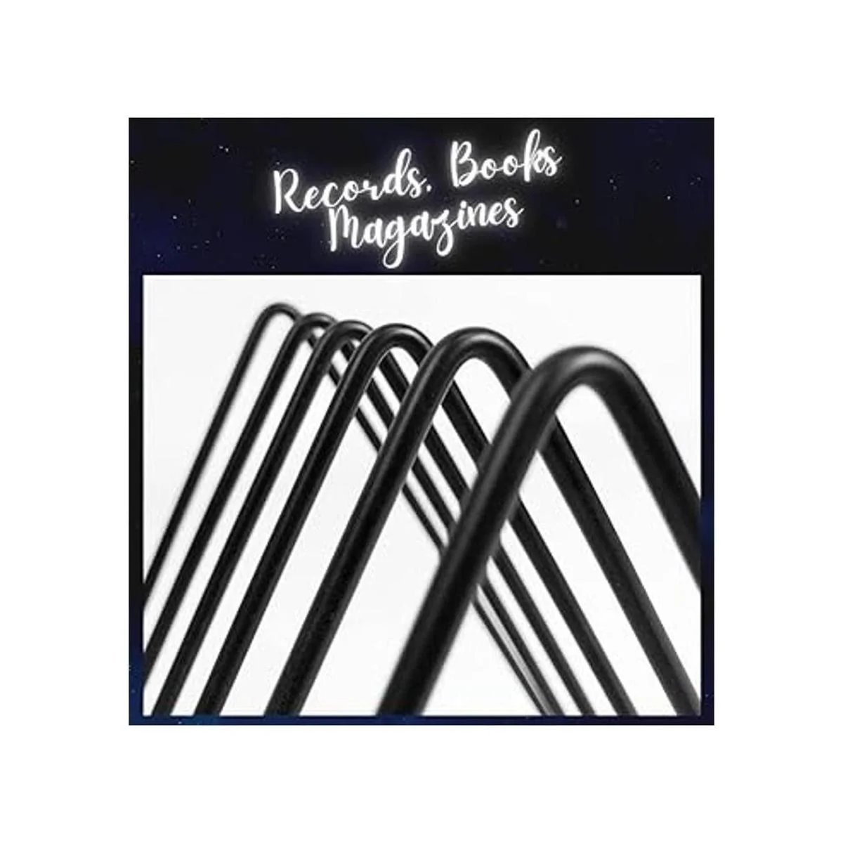 Soporte de almacenamiento de discos de vinilo Revista de