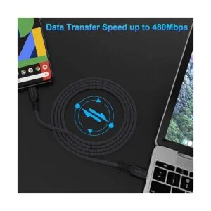 Elebase Cable USB C a tipo C de 100 W de 15 pies paquete_5