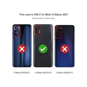 Jiunai Funda para Moto G Stylus 2021 3 piezas_3