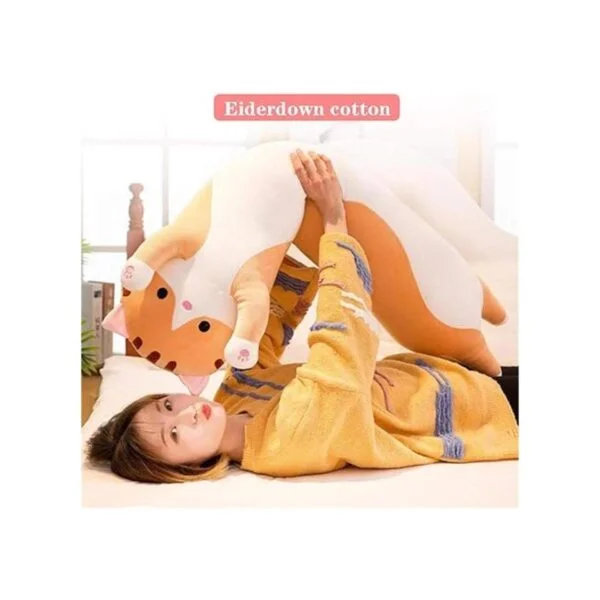 Shangman Adorable almohada de peluche con diseño de gato_4