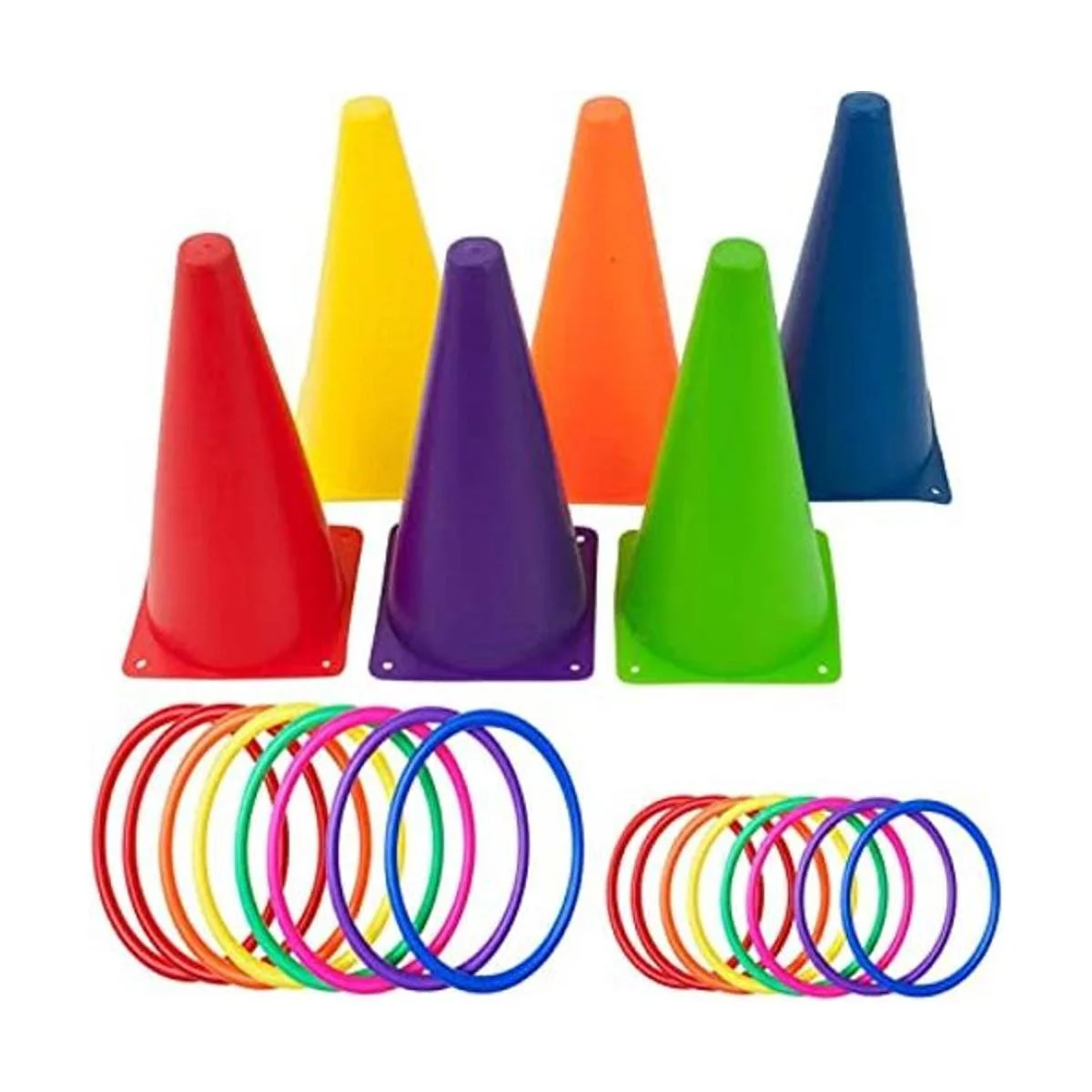 OBTANIM Juego de 26 piezas de conos de plástico para_1