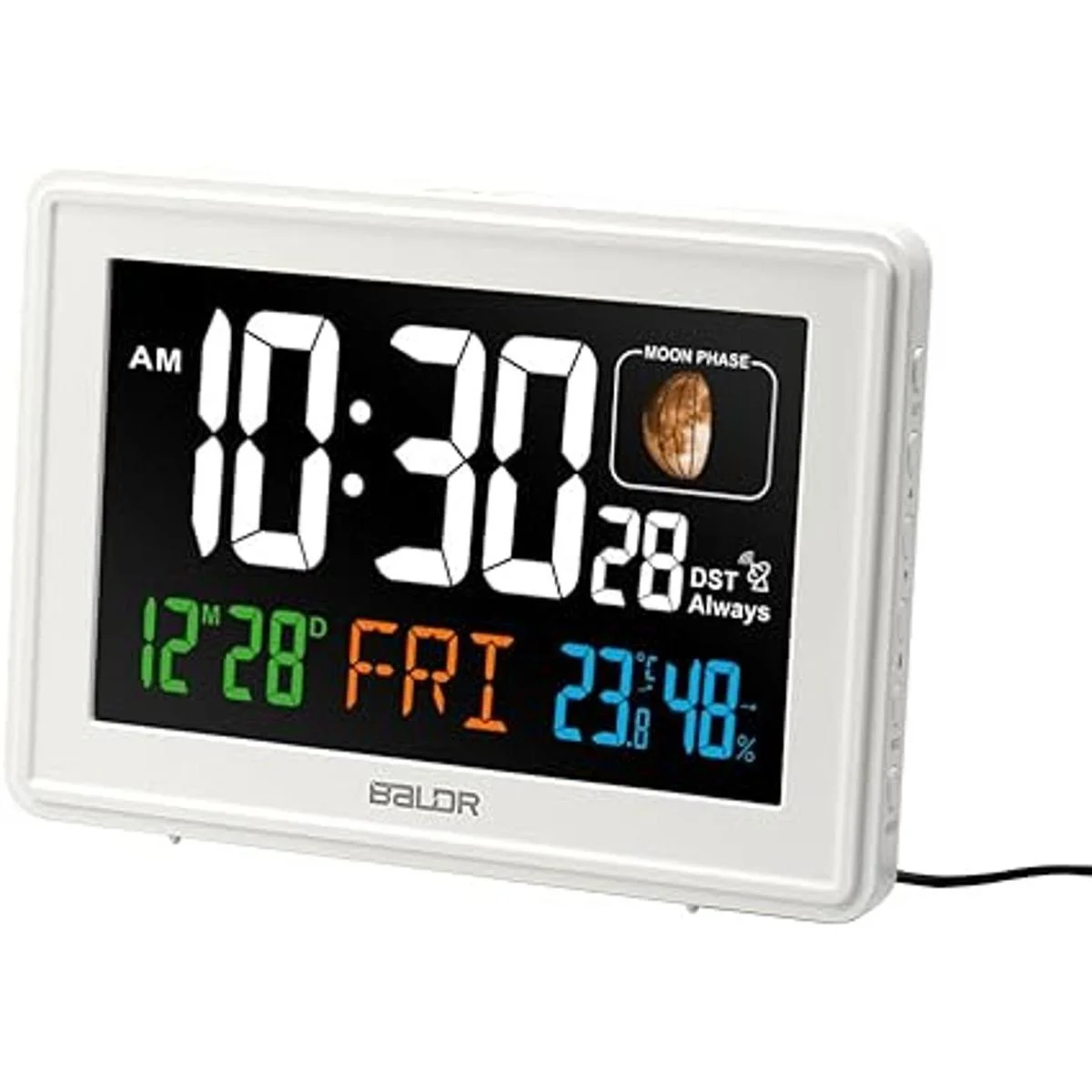 BALDR Reloj despertador atómico Reloj de escritorio_1