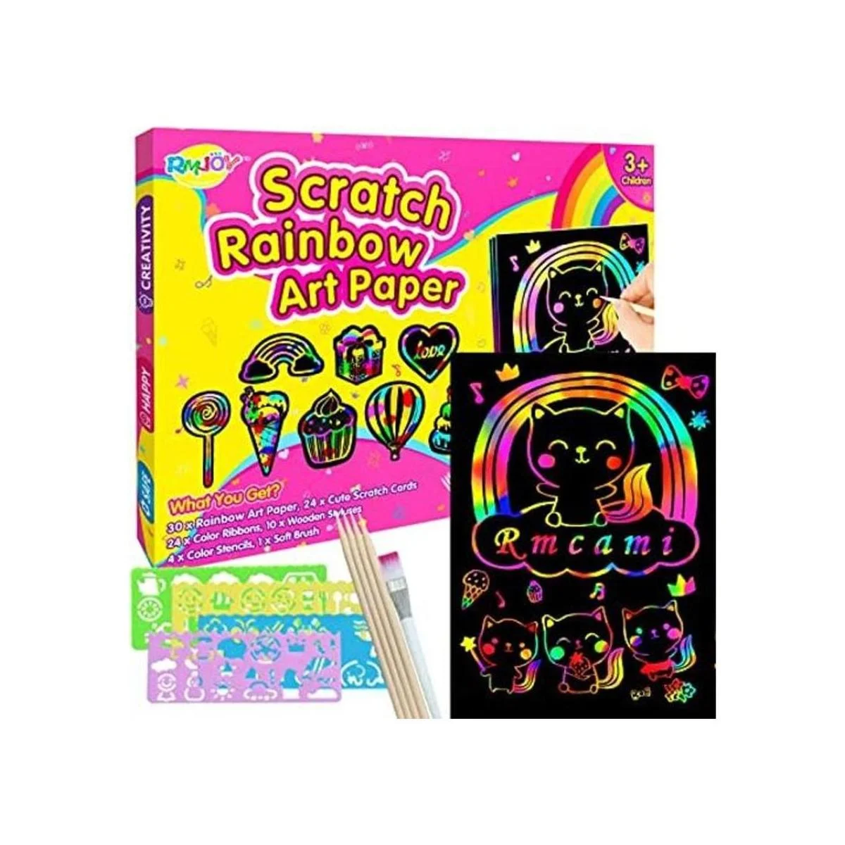 RMJOY Artesanía Papel de dibujo para niñas Plantillas_1