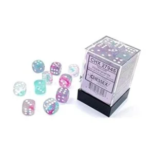 Chessex Nebula Dice Block 0.472 in d6 Wisteria con_1