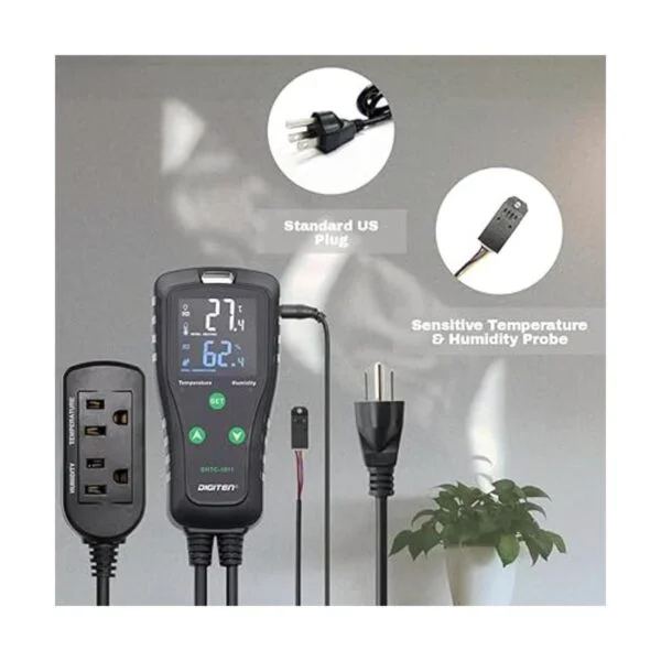 DIGITEN DHTC1011 controlador de humedad y temperatura