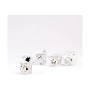 Metallic Dice Games Juego de dados de polietileno de_2