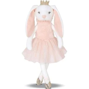 Bearington Brise Bunny Muñeca de ballet de felpa suave_2