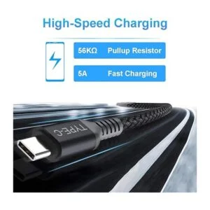 Elebase Cable USB C a tipo C de 100 W de 15 pies paquete_4