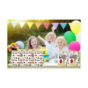 Bolsas de dulces con pegatinas para bomberos bolsas de_4