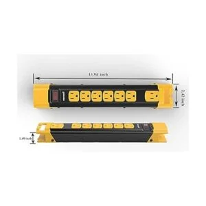 Oviitech Regleta de metal con protector de sobretensiones_2