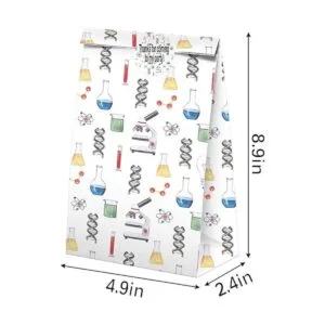 Science Party Favors Bolsas de dulces con pegatinas_2