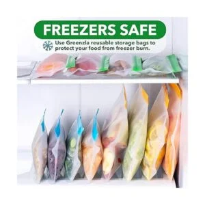 Greenzla Bolsas reutilizables de galón paquete de 8_4