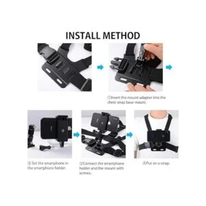 Soporte de correa de montaje en el pecho para teléfono_4