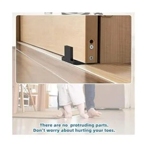 8 piezas de guías de piso para puerta corrediza de